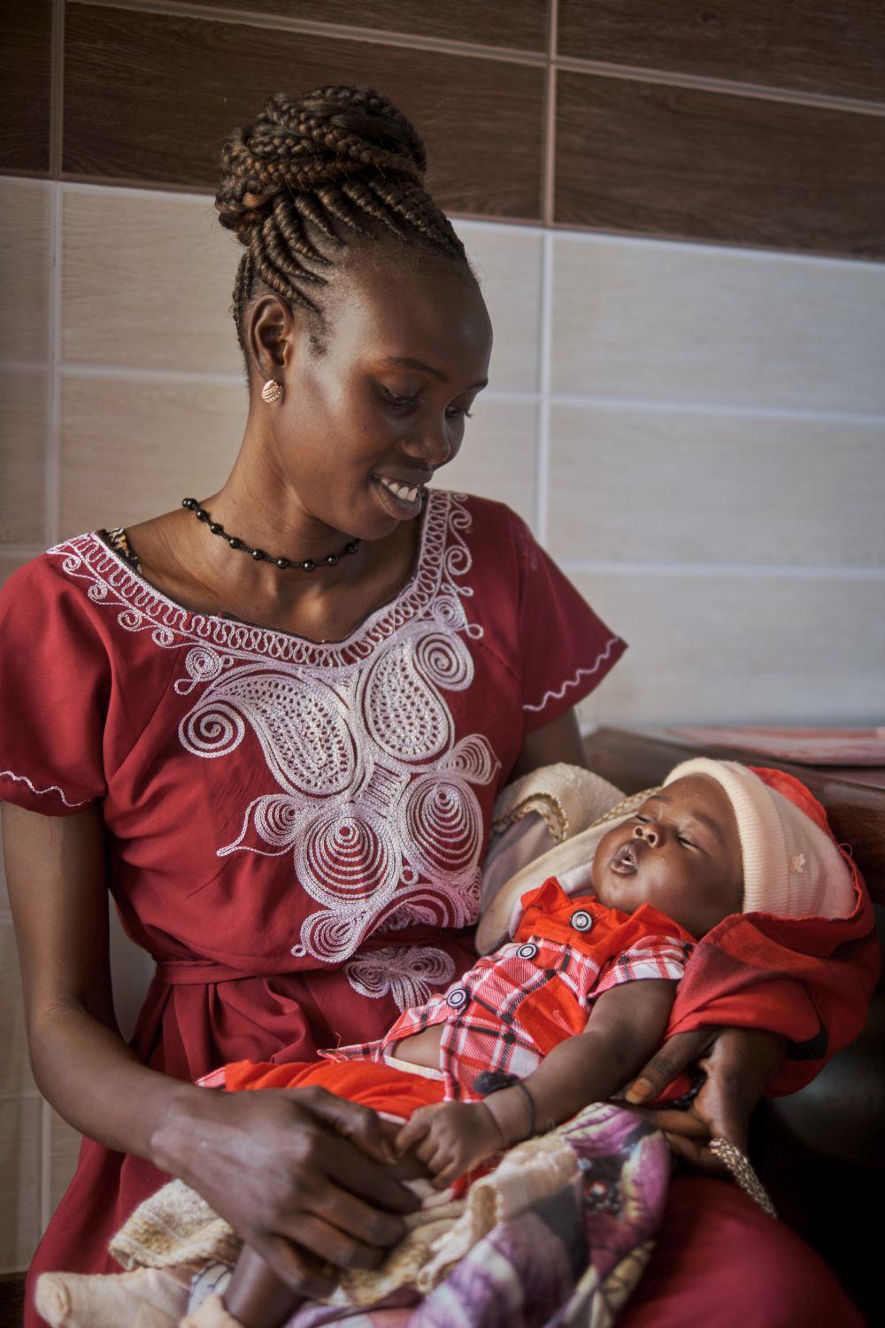 Christina Chol mit Sohn Dennis