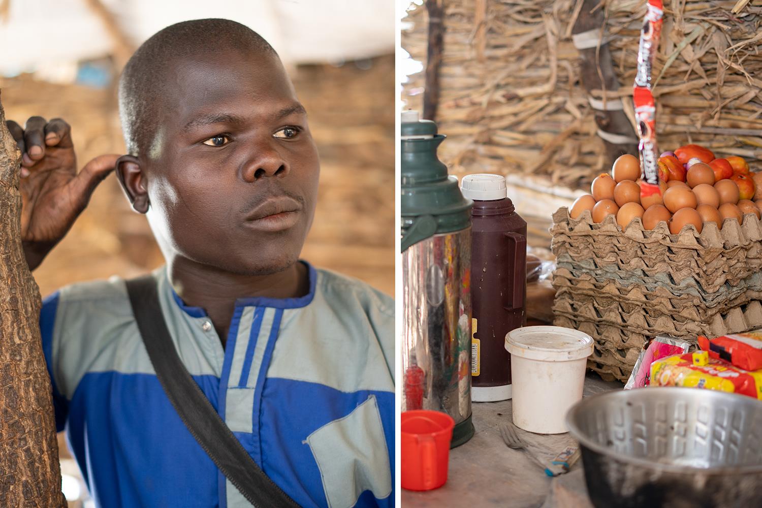 Ibrahim Sali in seinem Lokal