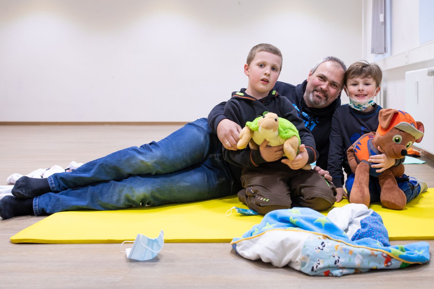 Hannes, Uwe und Oscar Roßler.