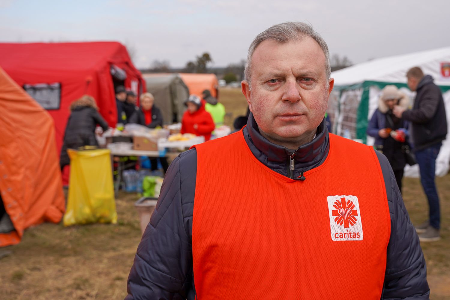 Mitarbeiter der Caritas Polen