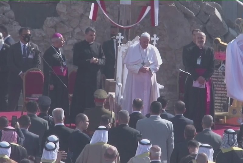 Papst Franziskus im Irak