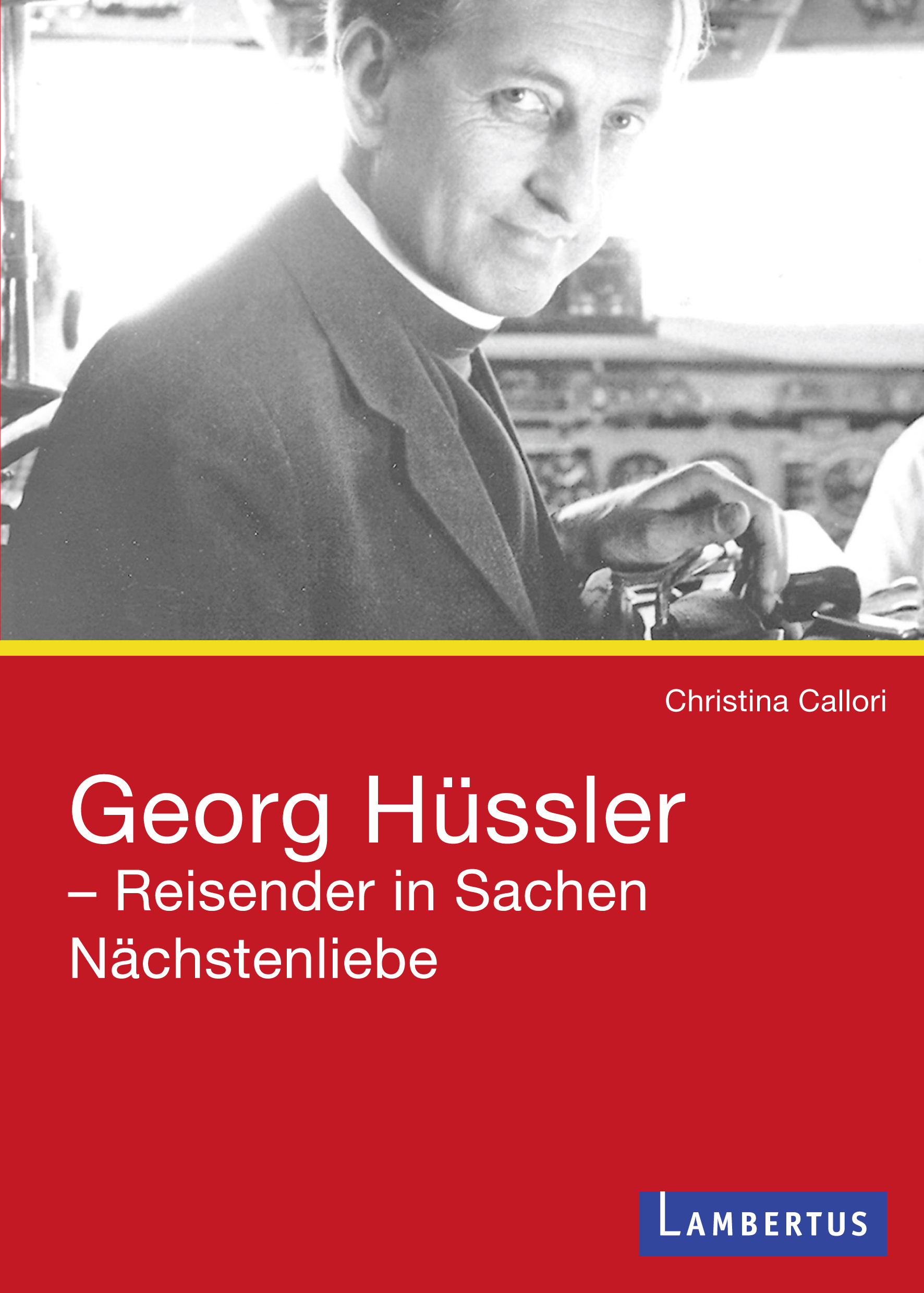 Porträt schwarz-weiss von Georg Hüssler