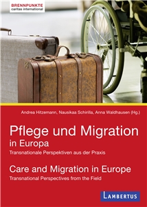 Cover Pflege und Migration in Europa Zwei Koffer und ein Rohlstuhl