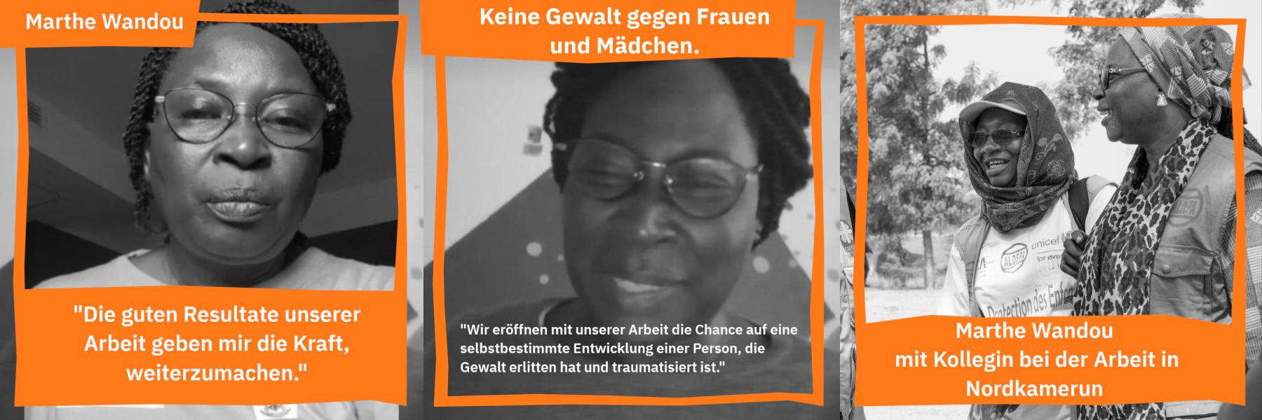 Interviewcall mit Marthe Wandou