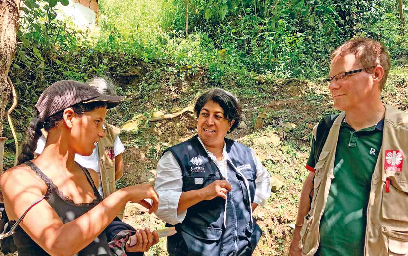 Oliver Müller, Leiter von Caritas international, in Venezuela